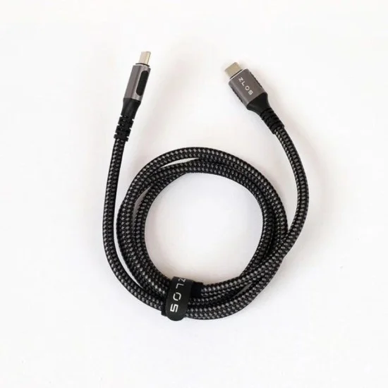Zlos USB-C to USB-C Cable Turbocharge Thunderbolt 4 - Black